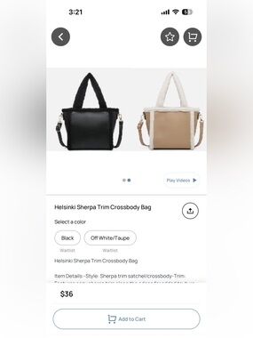 Small tote bag
